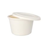 thumbnail of 500 Suppenbecher, Zuckerrohr "pure" 600 ml Ø 14 cm · 9 cm weiss