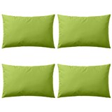 thumbnail of vidaXL Buitenkussens 60x40 cm appeltjesgroen 4 st