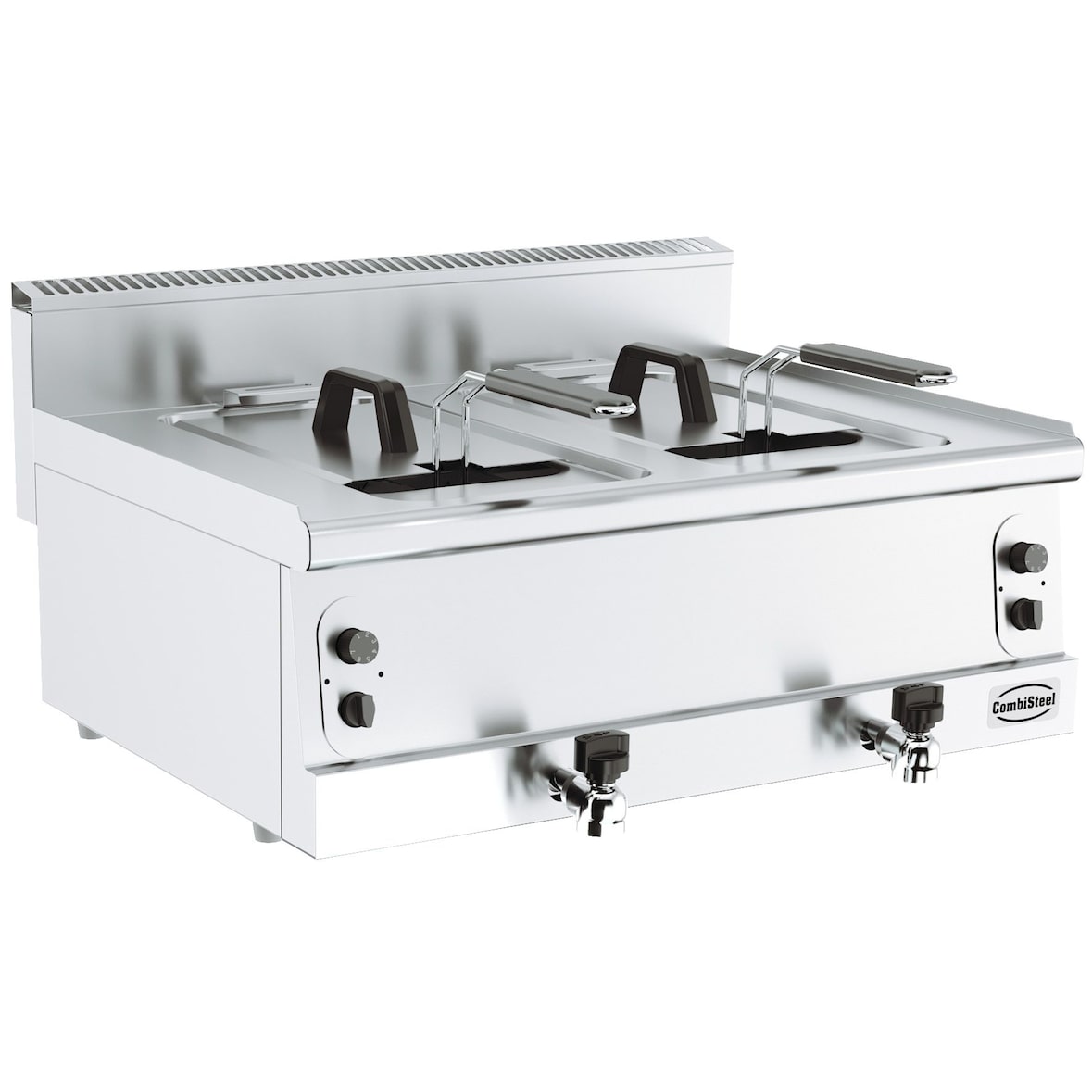 Base 600 Frituurpan Gas 2 x 8L (**Let op, 800 mm breed**)