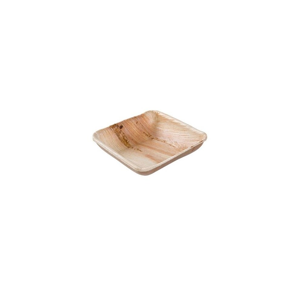 greenbox - Palmblatt Schälchen "Palmware®" 80 ml, quadratisch, 25 St.