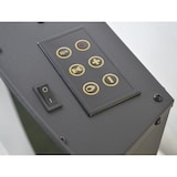 thumbnail of PURLINE Cheminée électrique PURLINE avec pied et façade incurvée coloris noir CHE-340