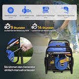 thumbnail of Stromgenerator 4Takt 3000 Watt Benzin 7 PS Generator KM3000 Stromerzeuger
