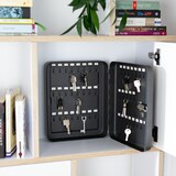 thumbnail of HMF 14500-02 Schlüsselkasten mit Zahlencode, 45 Haken, 30 x 24 x 7,5 cm, Schwarz