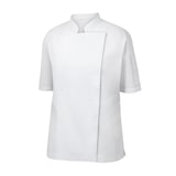 thumbnail of METRO PROFESSIONAL Veste de cuisine pour femmes, manches courtes, taille XL, blanc