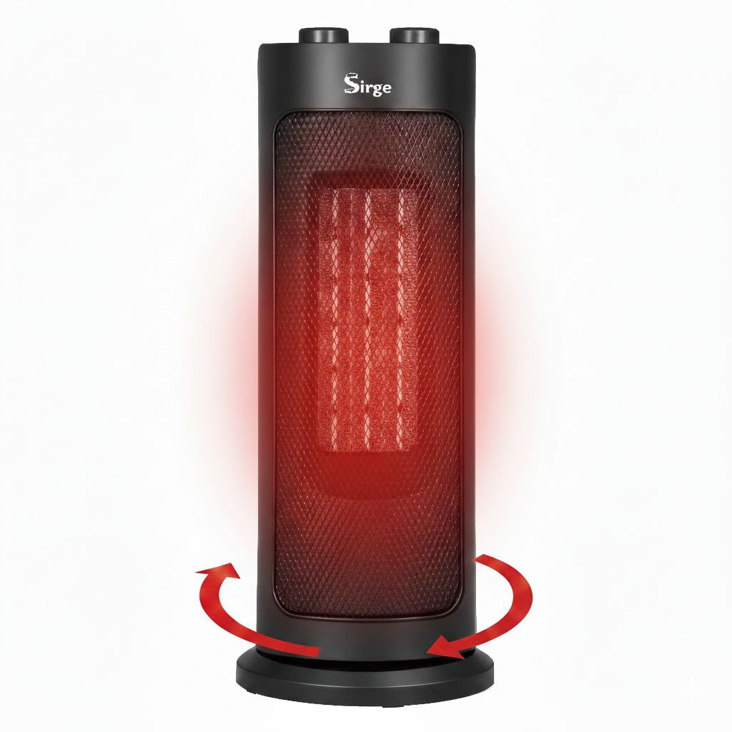 2000W SIRGE ScaldaCi elektrische kachel | Ventilatorkachel met thermostaat