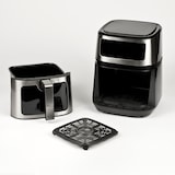 thumbnail of G3 Ferrari Friggitrice ad Aria Friggisano Show 1200W, 25.5x33x35.5, grigio/nero  G10171