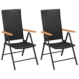 thumbnail of Helloshop26 - Conjunto de comedor de jardín exterior de 3 piezas en negro y marrón 02_0013674