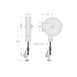 thumbnail of Grifo Colgante Industrial para Hostelería en Acero Inoxidable TS-4-I