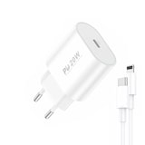 thumbnail of 20W Netzteil mit Kabel für Apple iPhone iPad AirPods und iPod Schnellladegerät USB-C auf Lightning
