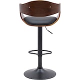 thumbnail of Tabouret de bar Kingston Noyer / Noir/Similicuir