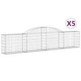thumbnail of vidaXL Gabionen mit Hochbogen 5 Stk. 300x30x60/80 cm Verzinktes Eisen