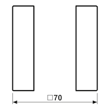 thumbnail of Jung Tastensatz 1fach LC 501 TSA 247 LC501TSA247
