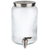 thumbnail of APS Getränkespender,  Ø 16 cm, H: 25 cm, 3,8 Liter, Glas, Edelstahl