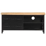 thumbnail of vidaXL TV-Schrank 90x30x41 cm Raues Mangoholz