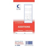 thumbnail of Lot de 10 blocs Additions numérotés, avec 3 taux de TVA - 235 x 102 - 50 dupli