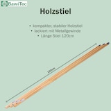 thumbnail of XXL Zimmerbesen 40cm Breit weiche Kunsthaar-Borsten mit Stiel 120cm Lang Saalbesen Besen mit Holzstiel Haushaltsbesen