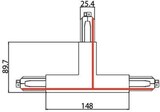 thumbnail of Brumberg Leuchten T-Verbinder 87129070