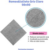thumbnail of Loseta de moqueta gris claro 50 x 50 cm / caja 40 uds. - 10m² / hogar / oficina / comercio