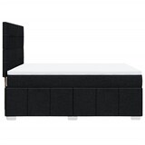 thumbnail of vidaXL Boxspringbett mit Matratze Schwarz 160x200 cm Stoff
