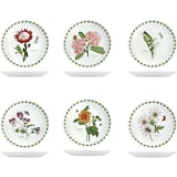 thumbnail of H&H Confezione 6 Piatti Frutta Flowers Decorati Porcellana, Bianco, Cm 21