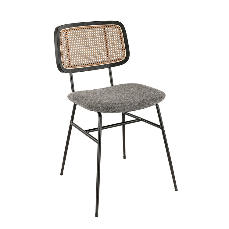 Lot de 2 chaises Agathe, 81x58x45 cm,