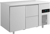 thumbnail of A&S Kühltisch -2 bis +8°C 1400x700x850mm mit 1x Tür und 1x zwei Schubladen