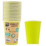 thumbnail of Pronappe 89113I 20x 15 Pappbecher, 20 cl - Kiwigrün