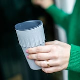thumbnail of Koziol Becher Latte Connect Organic Grey