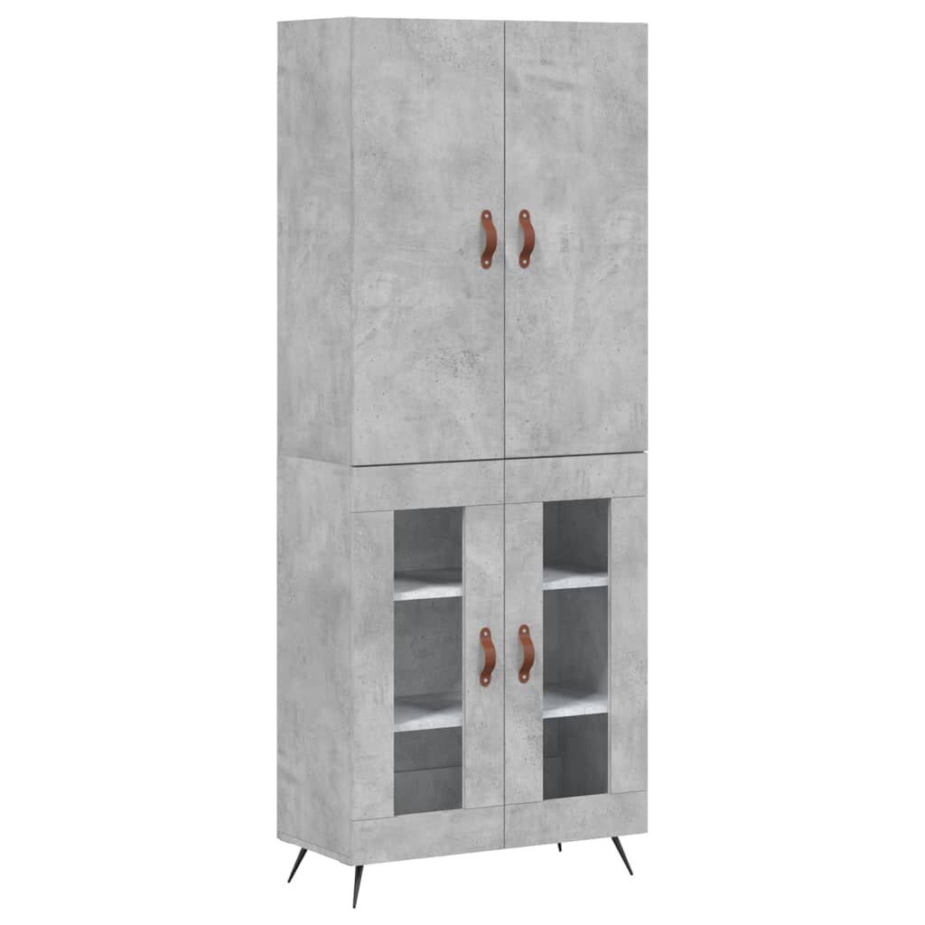 Helloshop26 - Buffet Sideboard Kommode Kleiderschrank Aufbewahrungsmöbel Organizer Küche Wohnzimmer Lounge hoch 69,5 x 34 x 180 cm 02_0034583