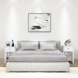 thumbnail of Yaheetech 2 Stück Nachttisch Nachtschrank mit Schublade und Ablag Beistelltisch Sofatisch Ablagetisch Nachtkonsole für Schlafzimmer/Wohnzimmer, Weiß