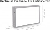 thumbnail of Dreifke® LED Leuchtkasten einseitig, Scheibe, Breite L (1600-2900mm), Druck optional : LED Leuchtwerbung alle Größen 290x40cm Scheibe einseitig ohn