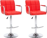 thumbnail of vidaXL Barhocker 2 Stk. Rot Kunstleder