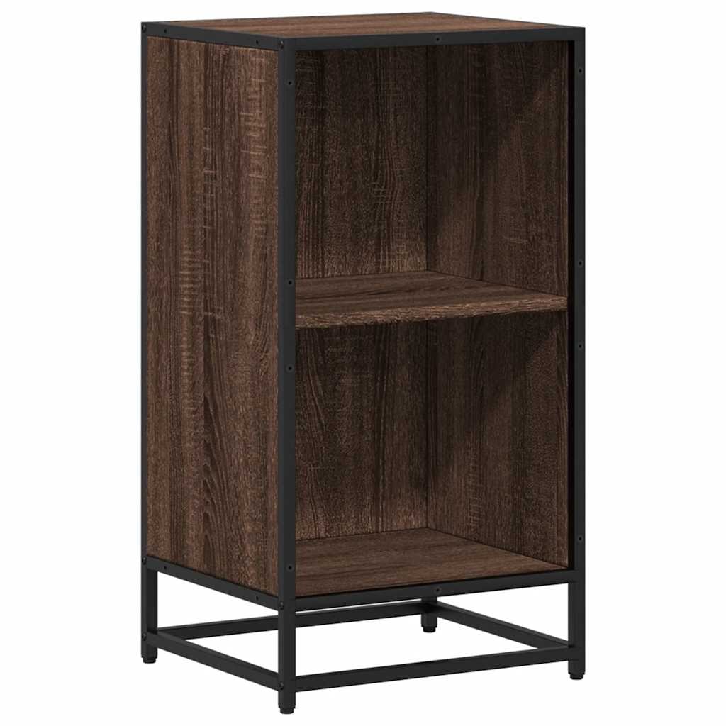 vidaXL Bücherregal Braun Eichen-Optik 40x35x76 cm Holzwerkstoff