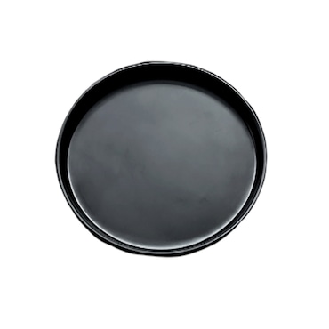 Pratos Rasos 'Asami Ware'  Ø 16X2 Cm Preto Melamina (6 Unidades)