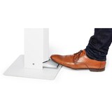 thumbnail of Durable 589502 Desinfektionsspender Bodenständer mit Fußpedal, inkl. Tropfschale, flexible Anpassung an Flaschengrößen bis 500 ml, weiß