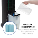 thumbnail of Skytower Grand Smart Luftkühler 80W 480 m³/h 8 Liter mobil Schwarz