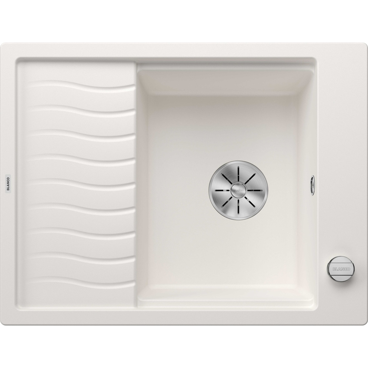 BLANCO ELON 45 S Einbauspüle SILGRANIT weiß ab 45 cm Excenter