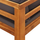 thumbnail of vidaXL 4-tlg. Garten-Lounge-Set mit Dunkelgrauen Kissen Akazienholz