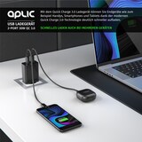 thumbnail of Aplic USB-Ladegerät 3000 mA, 2-Port, 30W, Quick Charge 3.0 (QC 3.0) Schnelladefunktion