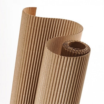 Folha de Cartão Canelado SADIPAL Castanho (50 x 70 cm)