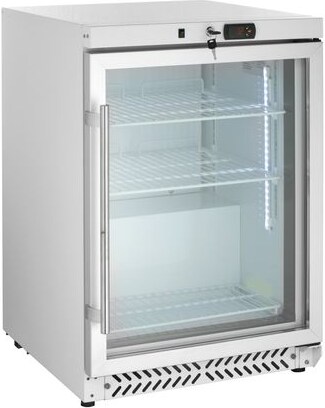 GastroHero Lagerkühlschrank ECO 170 mit Glastür