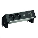 thumbnail of Bachmann DESK 2 - 2x Steckdose mit USB-Charger A/A (937.111)