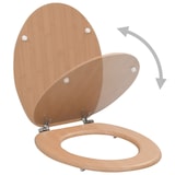 thumbnail of Helloshop26 - Set aus zwei WC-Sitzen mit Deckel MDF Bambus-Design 02_0002963