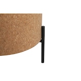 thumbnail of Möbilia Couchtisch 2er-Set | mit Stauraum | Tischkorpus MDF mit Kork natur | Metallgestell schwarz | B63xT63xH48,5 cm | 28020046 | Serie COUCHTISCH