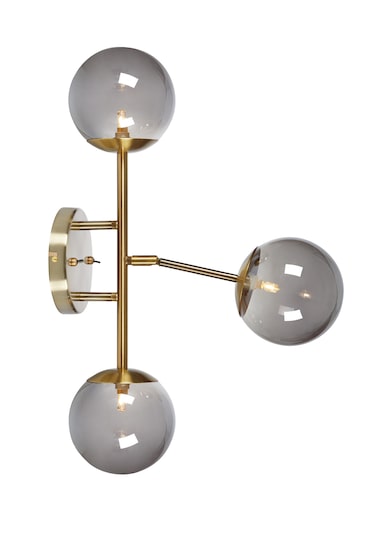 MARKSLÖJD Wanlamp Trinity 3L rook | Makro