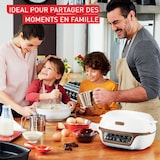 thumbnail of TEFAL machine à gâteau 1100w marron/blanc kd8001f0