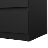 thumbnail of WellHome - Cómoda de Dormitorio con 3 Cajones en color Negro Mate 77 x 50 x 71 cm - Sil Black