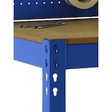 thumbnail of Werkbank SIMONWORK BT3 in BLAU/HOLZ 1445x910x610 mm (Höhe x Länge x Breite)