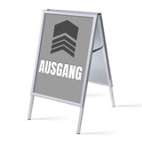 thumbnail of Showdown Kundenstopper - DIN A1 - Komplett-Set - Ausgang Deutsch - Grau/Schwarz