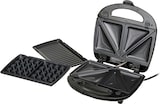 thumbnail of Camry CR3024  Sandwichera Doble 3 en 1, Placas Intercambiables, Sandwich Tostadora, Gofrera Gofres Belgas, Grill Plancha para Carne y Pescado,  1000W